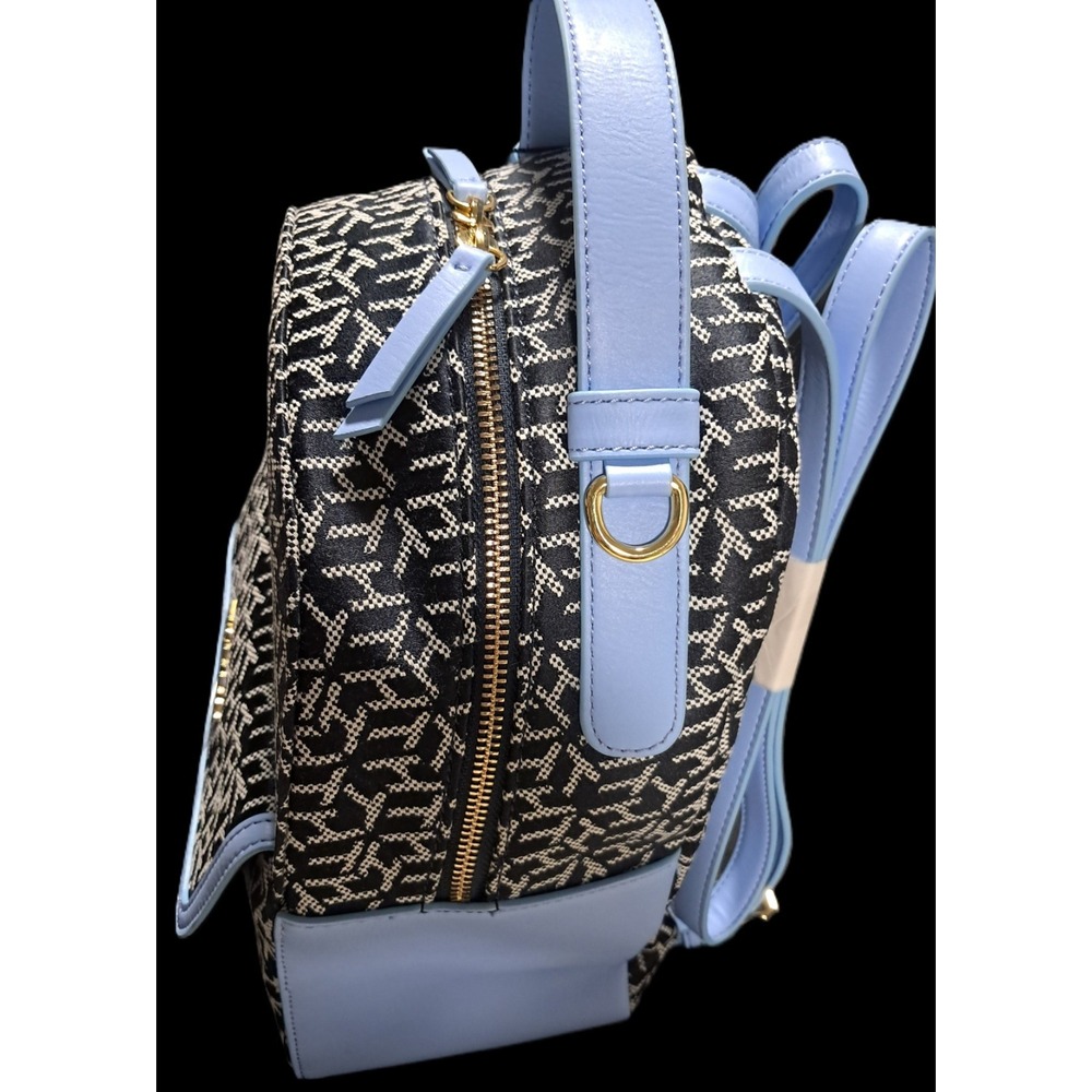 Tommy Hilfiger Classic Monogram with Pop of Color, Backpack, Black and White - Picture 4 of 6